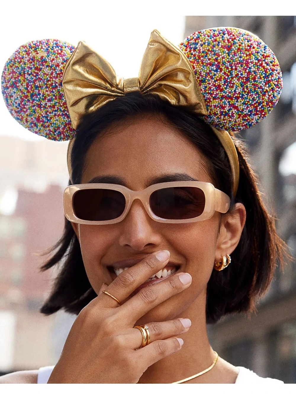 Minnie Mouse Confetti Ear Headband For Adults by BaubleBar